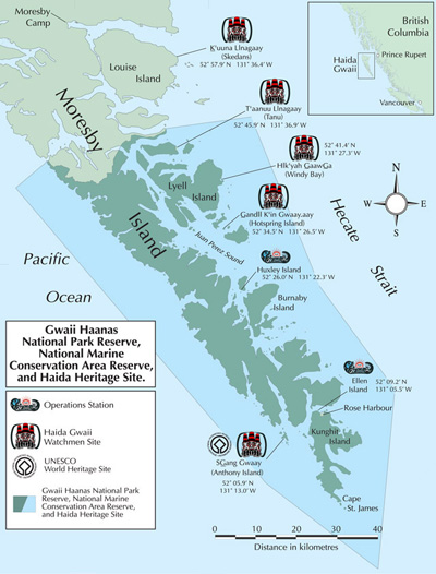 Haida Gwaii map